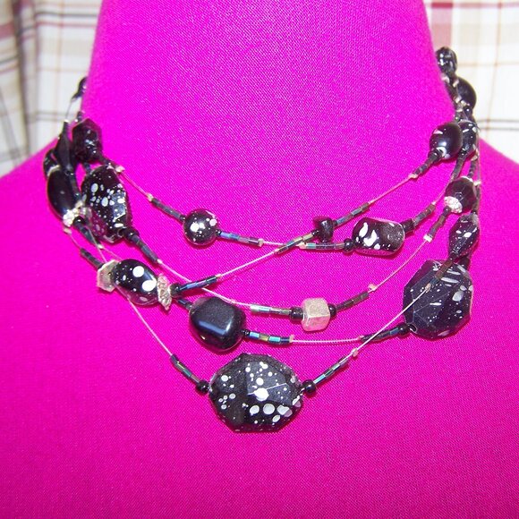 Black Multi-layer Choker - Picture 1 of 2